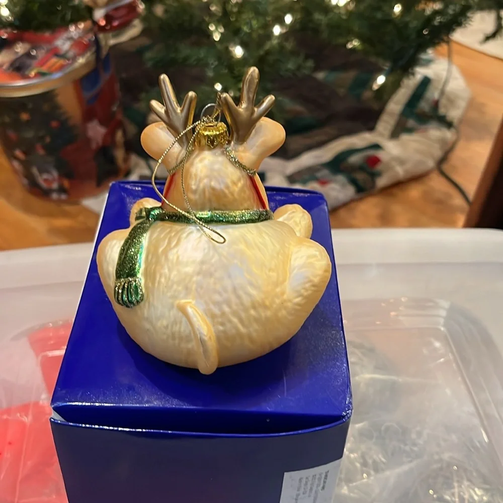 Oh Deer Dog - Mercury Glass Ornament - NIB - Picture 3 of 4